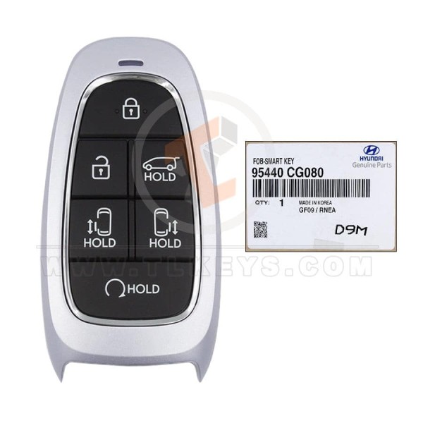 thumbnail image 2 of OEM Hyundai Tucson Smart Key Fob 95440-D3510 – 2019-2021, Professionally Restored W/ Uncut Blade 2 of 5