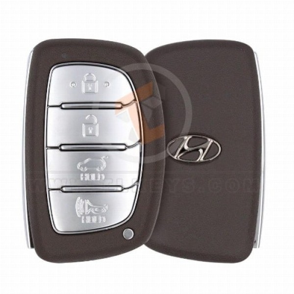 thumbnail interactive-video image 1 of OEM Hyundai Tucson Smart Key Fob 95440-D3510 – 2019-2021, Professionally Restored W/ Uncut Blade 1 of 5