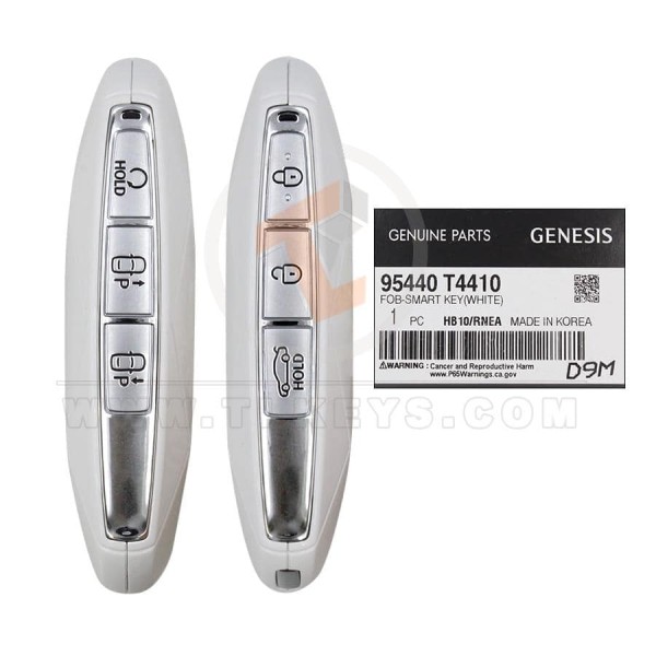 Genuine Hyundai Genesis Smart Proximity 2022 P/N: 95440-T4410 433MHz Buttons 6