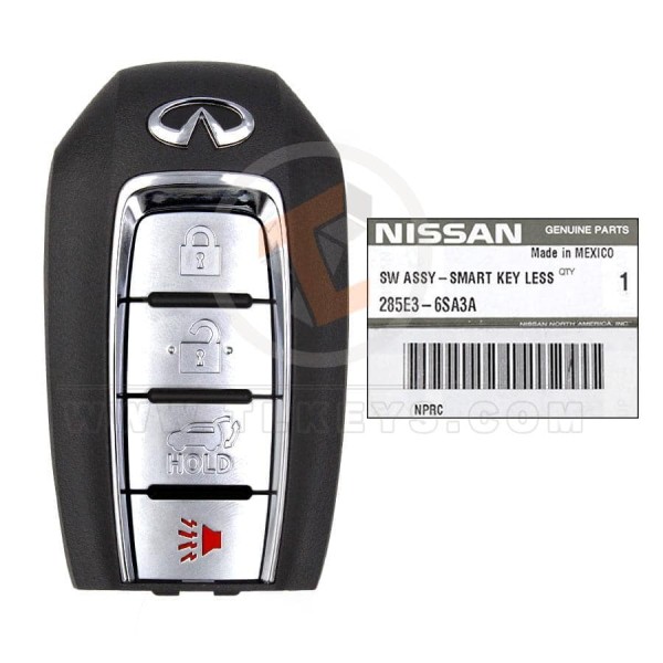 Genuine INFINITI Q60 Smart Proximity 2022 P/N: 285E3-6SA3A 433MHz Frequency 433MHz