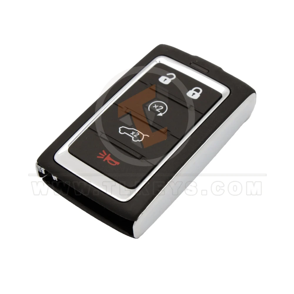 Genuine jeep cherokee 2024 smart remote key 6857712ab 5buttons 3d