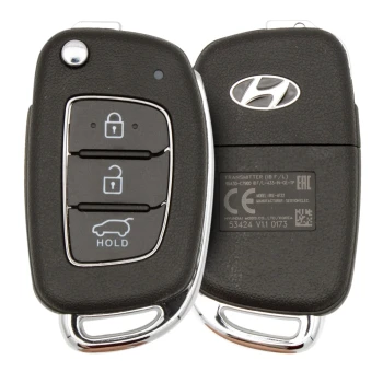 Hyundai Grand I10 2024 Подлинный переличный пульт 3 кнопок 433 МГц 95430-K6700