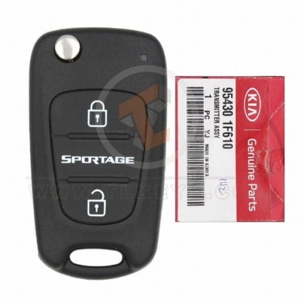 Mando a distancia original Kia Sportage Flip Key 2005 2011 P/N: 95430-1F610 Frecuencia 433MHz