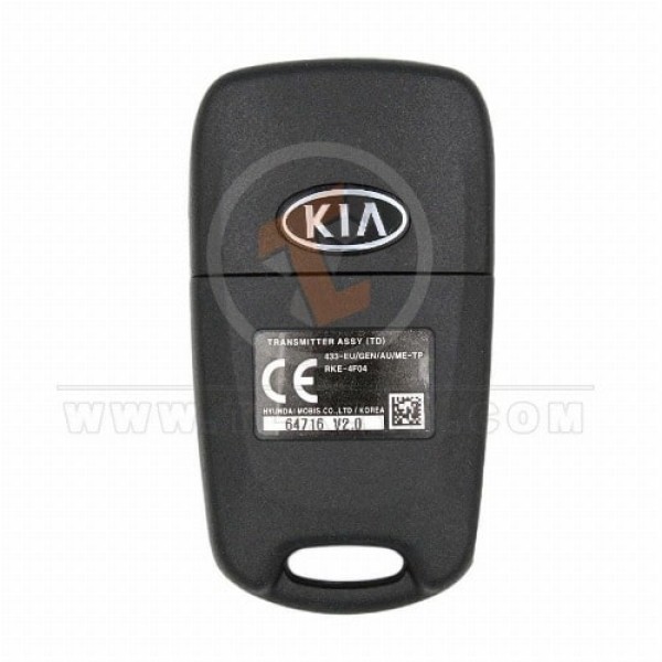 Genuine Kia Forte Cerato Flip Key Remote 2010 P/N: 95430 1M250 433MHz Remote Type Flip Key Remote