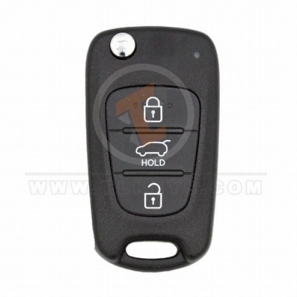 Genuine Kia Rio Flip Key Remote 2011 2017 P/N: 95430-1W051 433MHz Buttons 3
