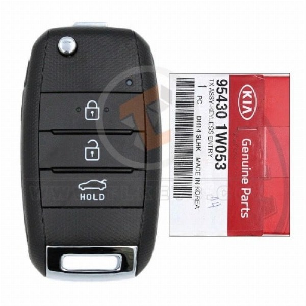 Genuine Kia Rio Flip Key Remote 2014 2017 P/N: 95430-1W053 433MHz Frequency 433MHz