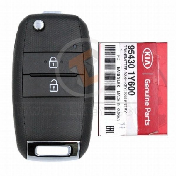 Original Kia Picanto Morning Klappschlüssel-Fernbedienung 2011–2017, P/N: 95430-1Y600, Frequenz 433 MHz
