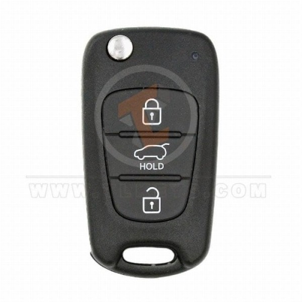 Original Kia Sorento Klappschlüssel-Fernbedienung 2009–2012, P/N: 95430-2P660, 433 MHz, Tasten 3