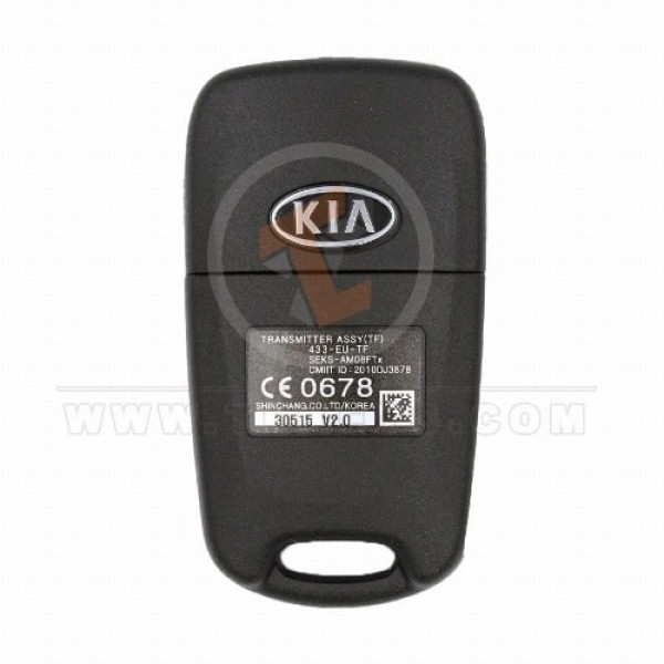 Control remoto con llave abatible genuina Kia Optima 2010 2013 P/N: 95430-2T610 Control remoto con llave abatible de 433 MHz