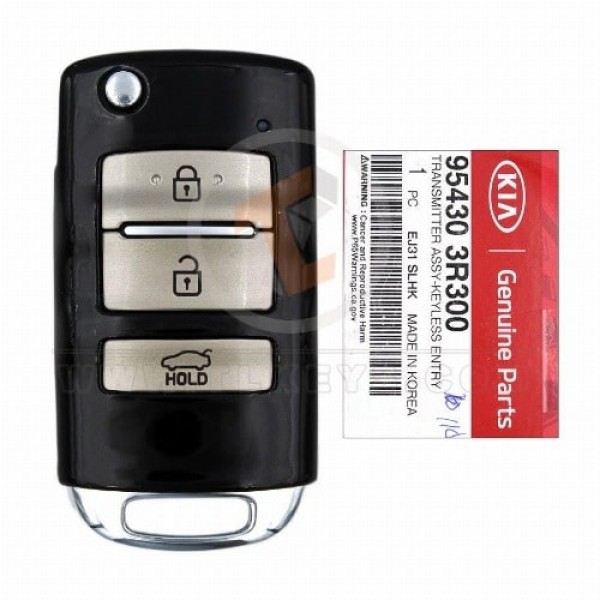 Genuine Kia Cadenza Flip Key Remote 2013 2016 P/N: 95430-3R300 433MHz Frequency 433MHz