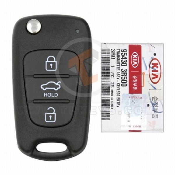 Véritable clé à distance Kia Cadenza 2014 2016 P/N : 95430-3R500 433 MHz Fréquence 433 MHz