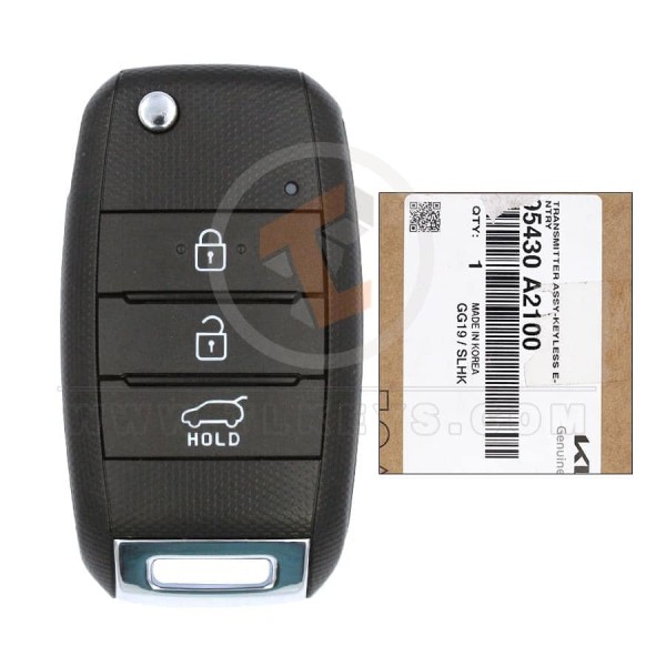 Genuine Kia Ceed Flip Key Remote 2013 2018 P/N: 95430-A2100 433MHz Frequency 433MHz
