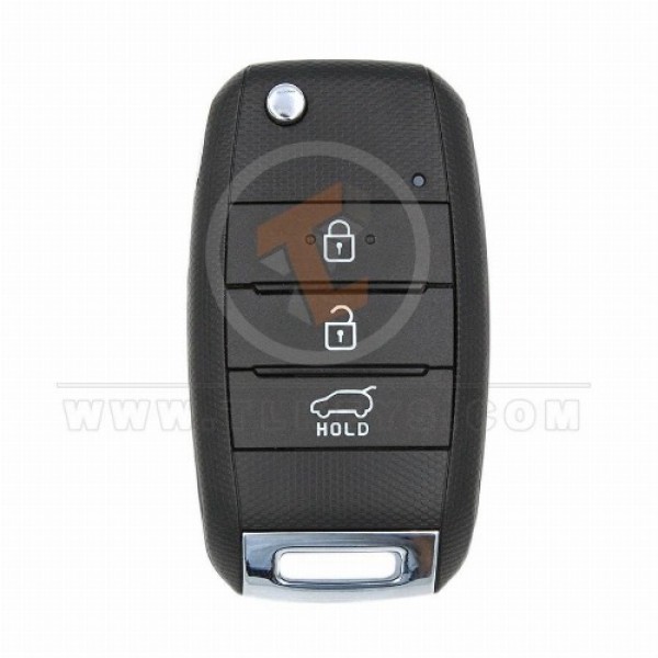 Genuine Kia Rondo Carens Flip Key Remote 2013 2018 P/N: 95430 A4200 Frequency 433MHz