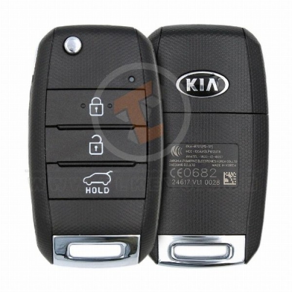 Genuine Kia Soul Flip Key Remote 2013 2018 P/N: 95430-B2200 433MHz Remote Type Flip Key Remote