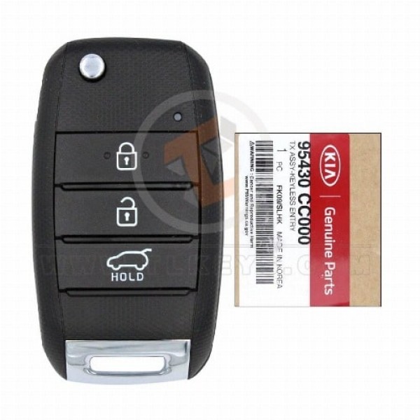Mando a distancia original Kia Sonet Flip Key 2021 2022 P/N: 95430-CC000 433MHz Frecuencia 433MHz