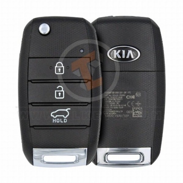 Mando a distancia original Kia Sonet Flip Key 2021 2022 P/N: 95430-CC000 433MHz Chip transpondedor ID 8A