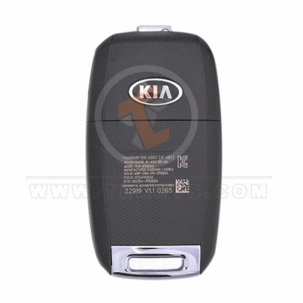 Control remoto con llave abatible genuina Kia Optima 2016 2020 P/N: 95430-D4010 Control remoto con llave abatible de 433 MHz