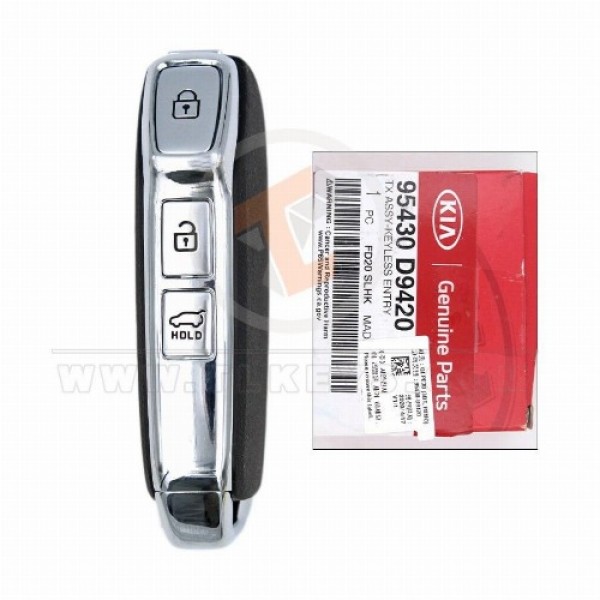 Mando a distancia original Kia Sportage Flip Key 2018 2022 P/N: 95430-D9420 Chip transpondedor ID 4D