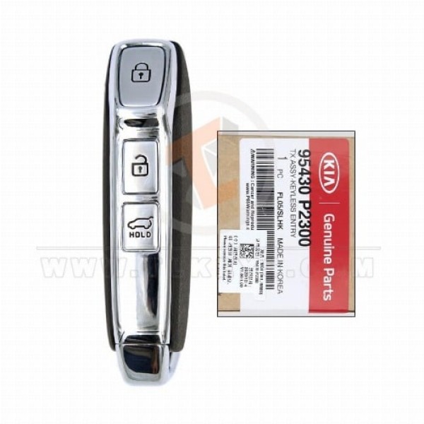 Véritable télécommande à clé rabattable Kia Sorento 2021 2022 P/N : 95430 P2300 433 MHz boutons 3