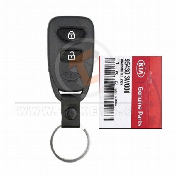 Clé télécommande d'origine Kia Sportage 2009 2011 P/N : 95430-3W000, fréquence 433 MHz, 433 MHz.