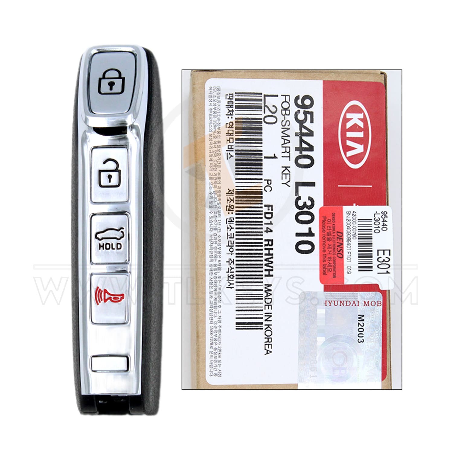 Genuine Kia K5 Smart Proximity 2020 2022 P/N: 95440-L3010 433MHz Remote Type Smart Proximity