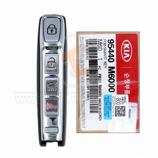 Genuine Kia Forte Smart Proximity 2018 2020 P/N: 95440 M6000 433MHz Botones 4