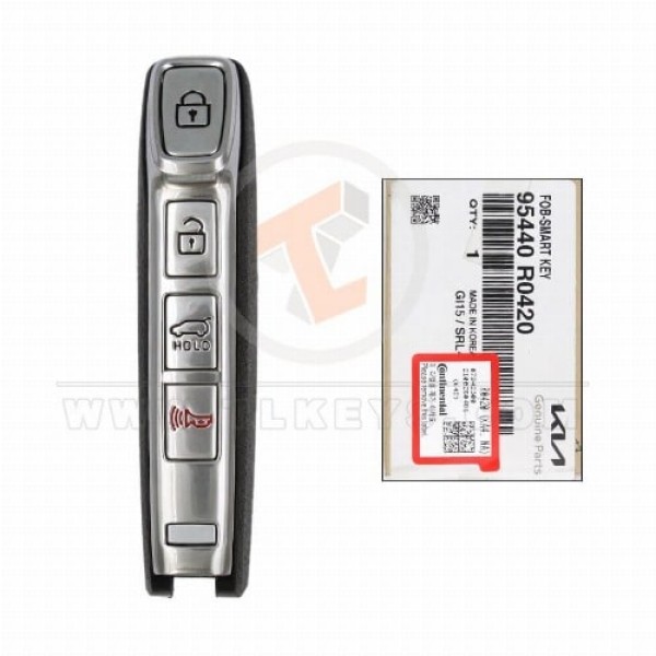 Véritable Kia Carnival KA4 Smart Proximity 2021 2023 P/N : 95440-R0420 Boutons 7