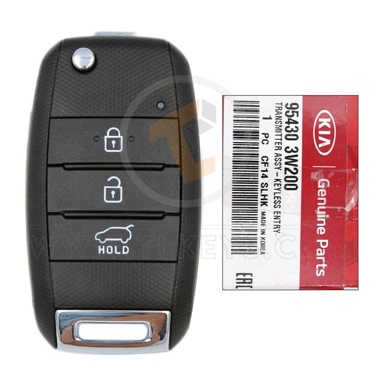 Véritable télécommande à clé rabattable Kia Sportage 2013 2016 P/N : 95430-3W200 Fréquence 433 MHz