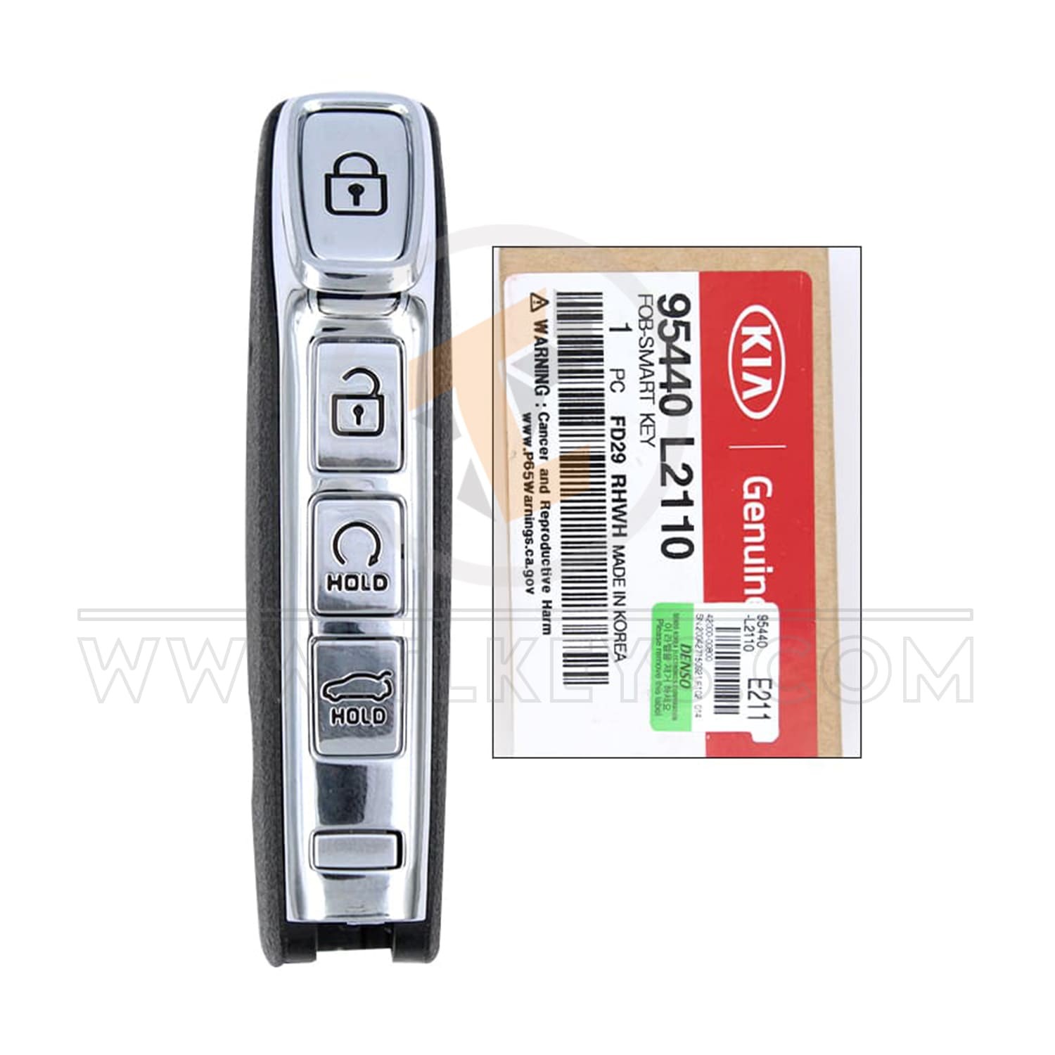 Véritable Kia Optima K5 Smart Proximity 2020 P/N : 95440-L2110 Puce de transpondeur 433 MHz ID 4A