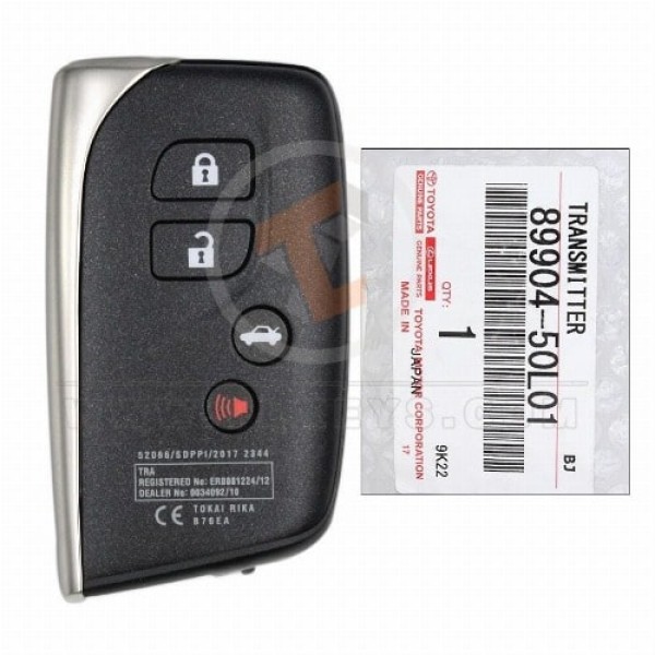 Genuine Lexus LS Smart Proximity 2014 P/N: 89904 50L00 433MHz Frequency 433MHz