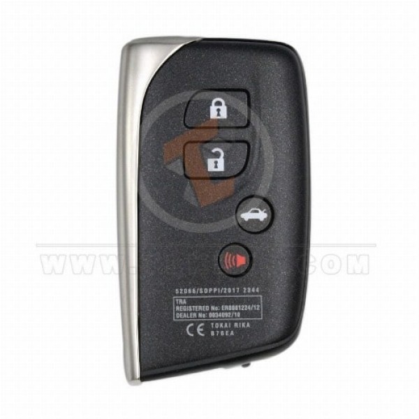 Genuine Lexus LS Smart Proximity 2014 P/N: 89904 50L00 433MHz Buttons 4