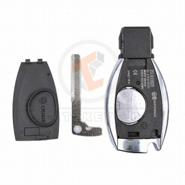 Mercedes 2014 Down Be Chrome Remote 3 Buttons 433MHz 4 min
