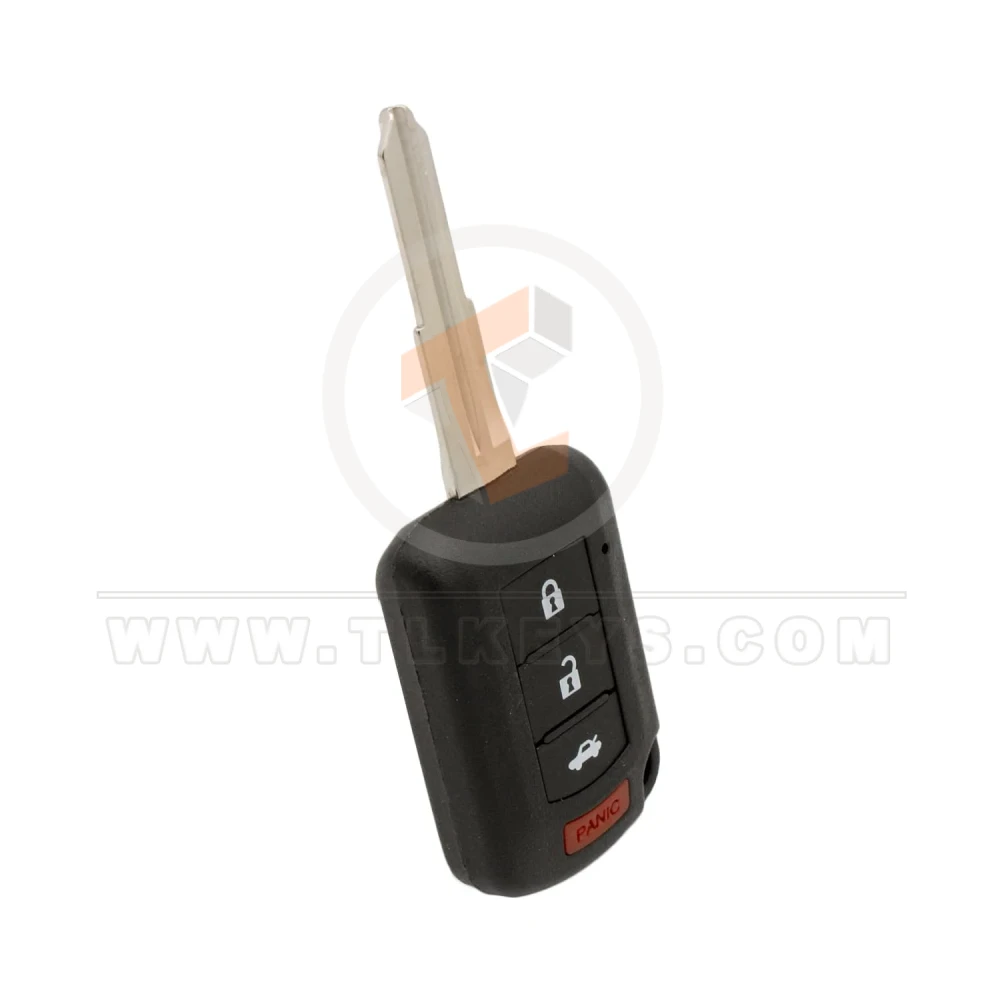 Mitsubishi asx outlander 2018 2020 head remote key 4 button 3d 2