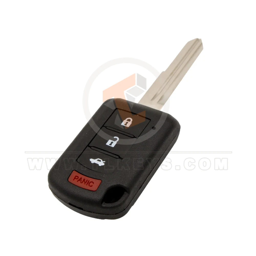 Mitsubishi eclipse cross 2018 2020 remote key 4 button 3d