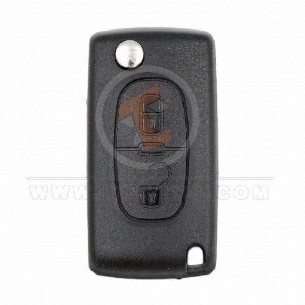 Peugeot 3008 307 Flip Key Remote 2011 433MHz 2 Buttons Status Aftermarket
