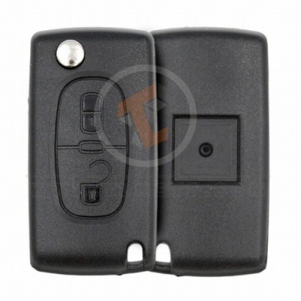  Peugeot 3008 307 Flip Key Remote 2011 433MHz 2 Buttons Emergency Key/blade Included