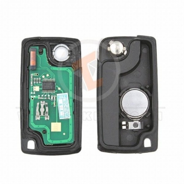 Peugeot 307 Flip Key Remote 2006 2011 433MHz 3 Buttons Panic Button No