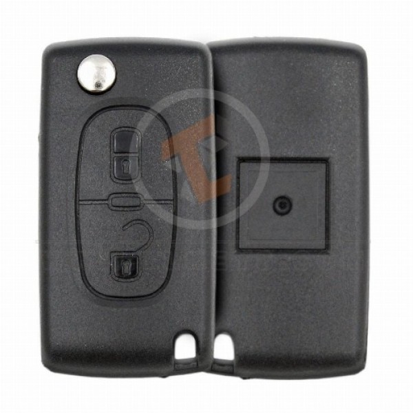  Peugeot 407 Flip Key Remote 2011 2014 433MHz 2 Buttons Remote Type Flip Key Remote