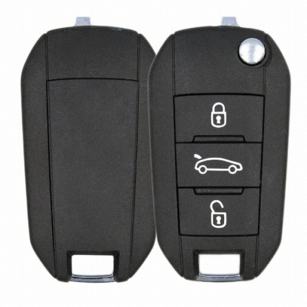 Peugeot Flip Key Remote Aftermarket508 301 Buttons 2