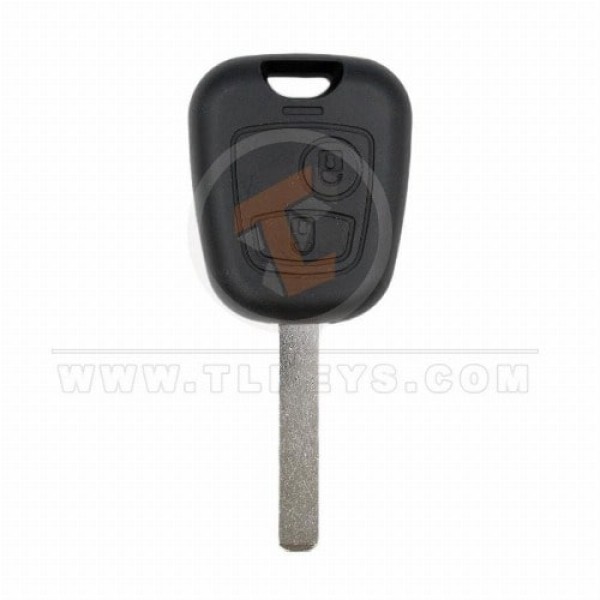 Peugeot 407 Head Key Remote 2000 2007 433MHz 2 Botones Botón De Pánico No