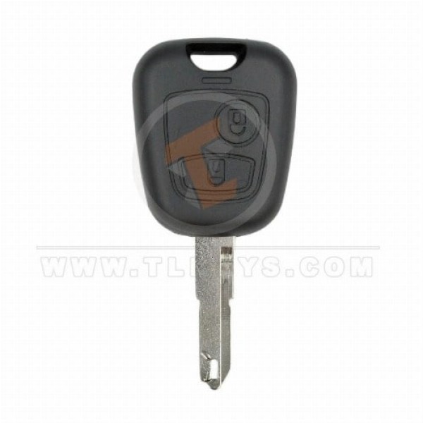 Peugeot 206 Head Key Remote 2003 2009 P/N: 6554YL 433MHz 2 Buttons Panic Button No
