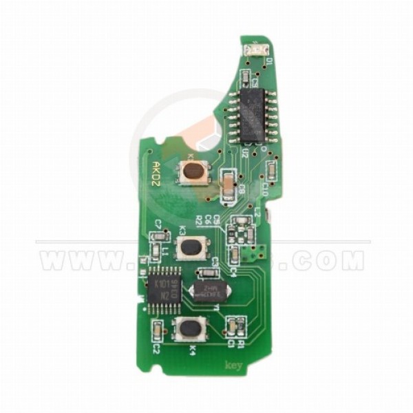 Porsche Cayenne Flip Key Remote 2006 2010 P/N: 7L5959753BJ 315MHz Transponder Chip ID 46