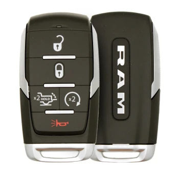 RAM ORIGINAL 1500 2025 Smart Proximity Remote Key 5 Boutons 433MHz 68523814AA