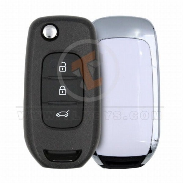  Renault MEGANE 3 Captur Flip Key Remote 2013 2017 433MHz 3 Buttons Panic Button No