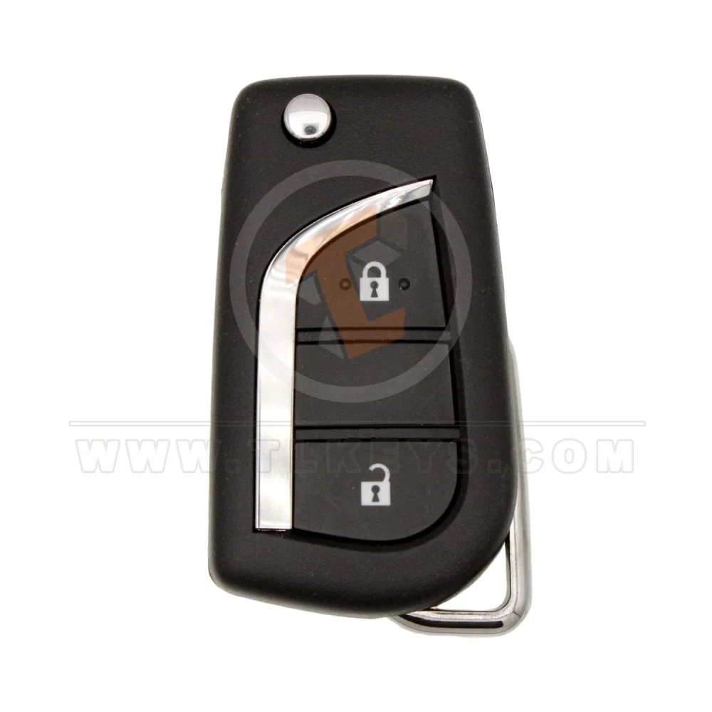 Toyota hilux fortuner 2017 2019 2 button flip key 433mhz front