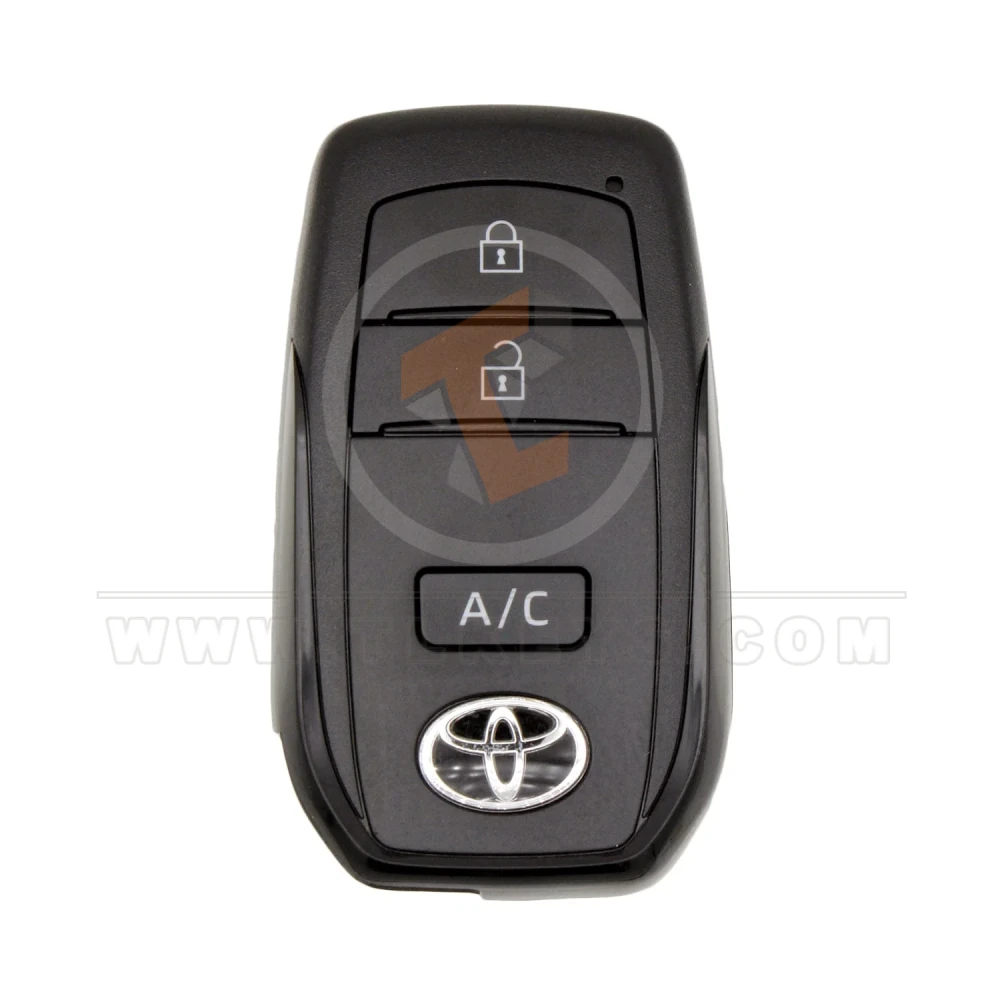 Original toyota bz4x smart remote key 3 buttons 433mhz front