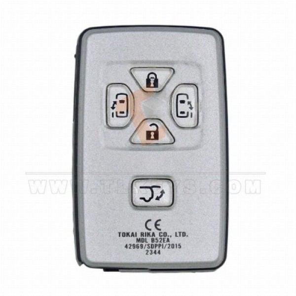 Original Toyota Previa ALPHARD Smart Proximity 2007 2014 P/N: 89904 28126 Tasten 5