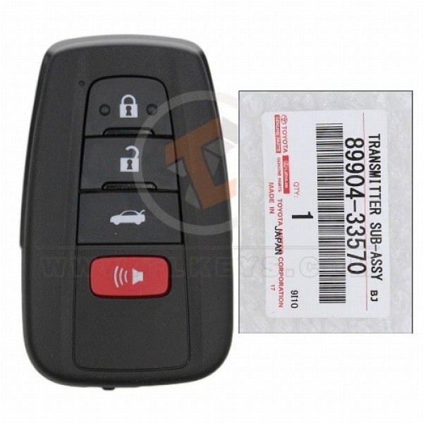 Genuine Toyota Camry Smart Proximity 2018 2023 P/N: 89904 33570 Buttons 4