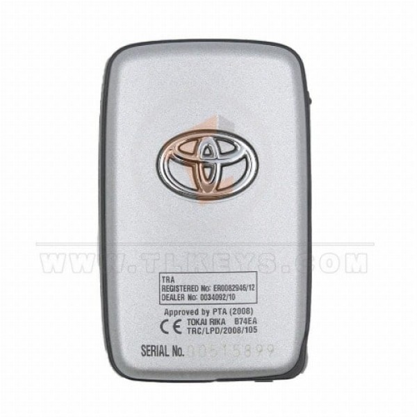 Genuine Toyota Land Cruiser Prado Smart Proximity 2010 2017 P/N: 89904-60752 Remote Type Smart Proximity