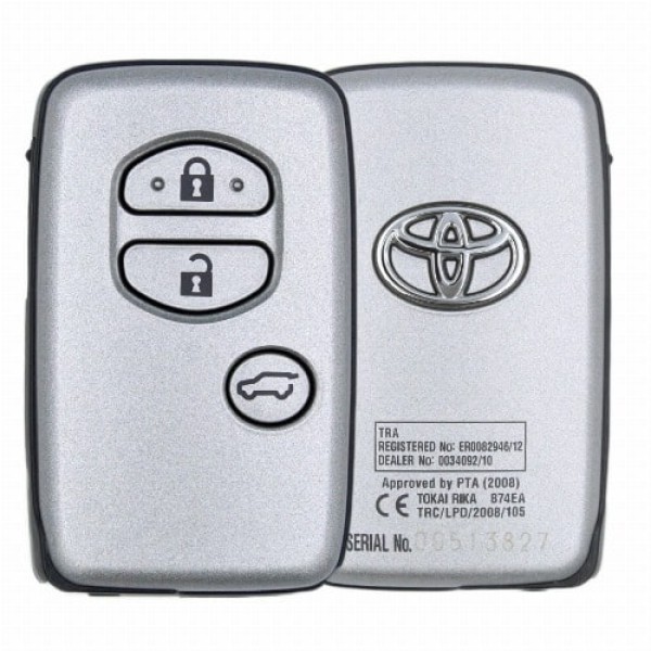 Genuine Toyota Land Cruiser 2010 2017 Smart Proximity Remote Key P/N: 89904-60762
